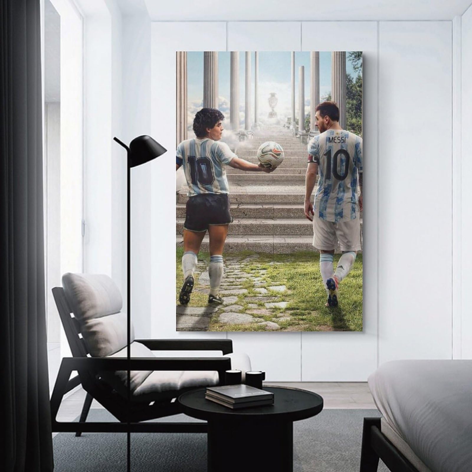 Amazon.co.jp: アートパネルポスターディエゴマラドーナプロサッカー